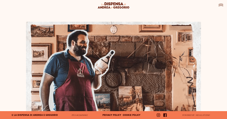 landing page site ladispensadelchianti.it